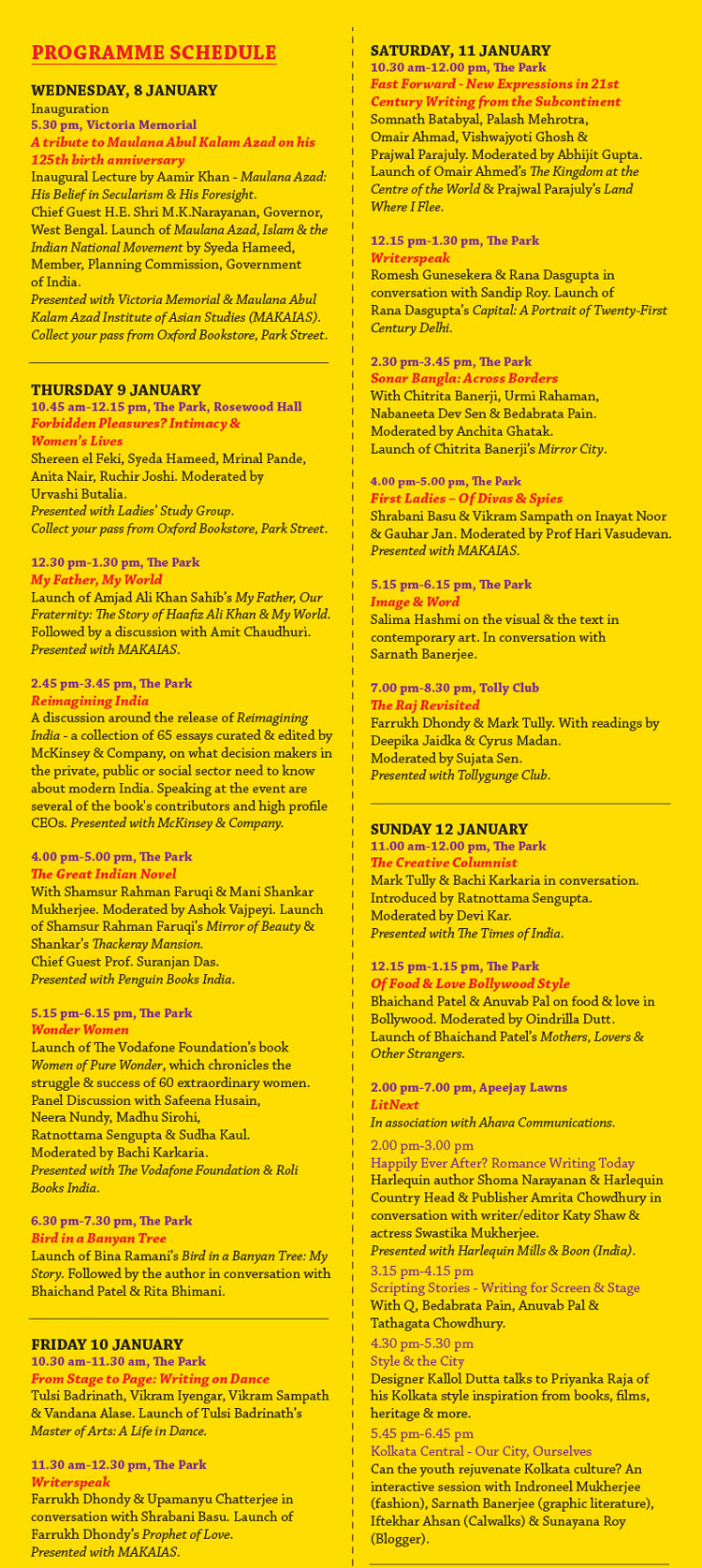 apeejay festival schedule part 1