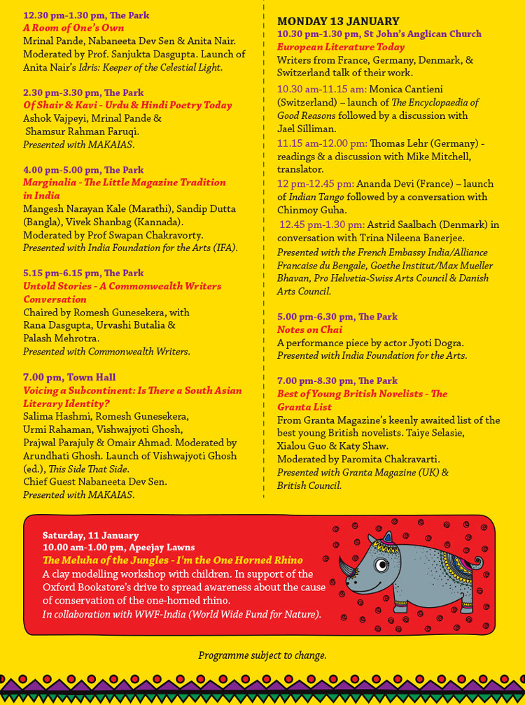 apeejay festival schedule part 2