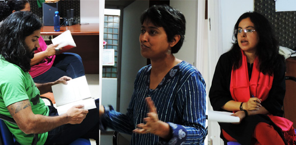 From our Maathukathes this quarter, (left to right) Amit Reddy, Ruchira Das and Shubhasree Bhattacharya