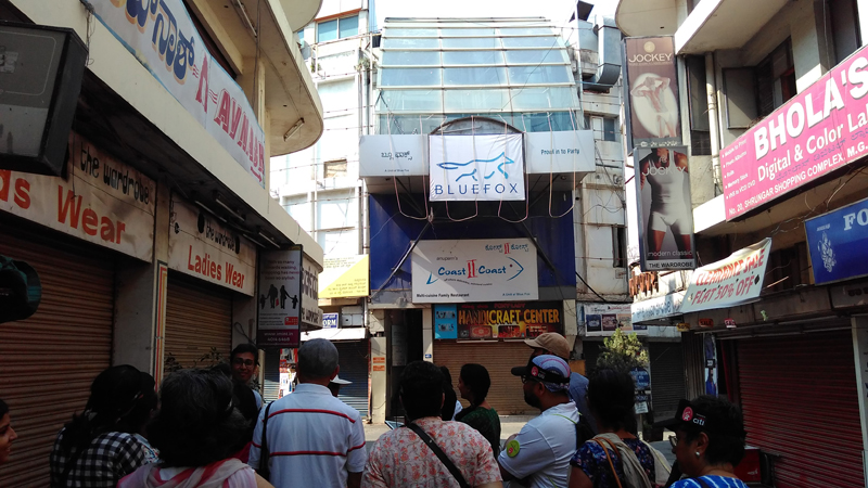 At the Blue Fox, site of disco music, and 80s glamour on South Parade
