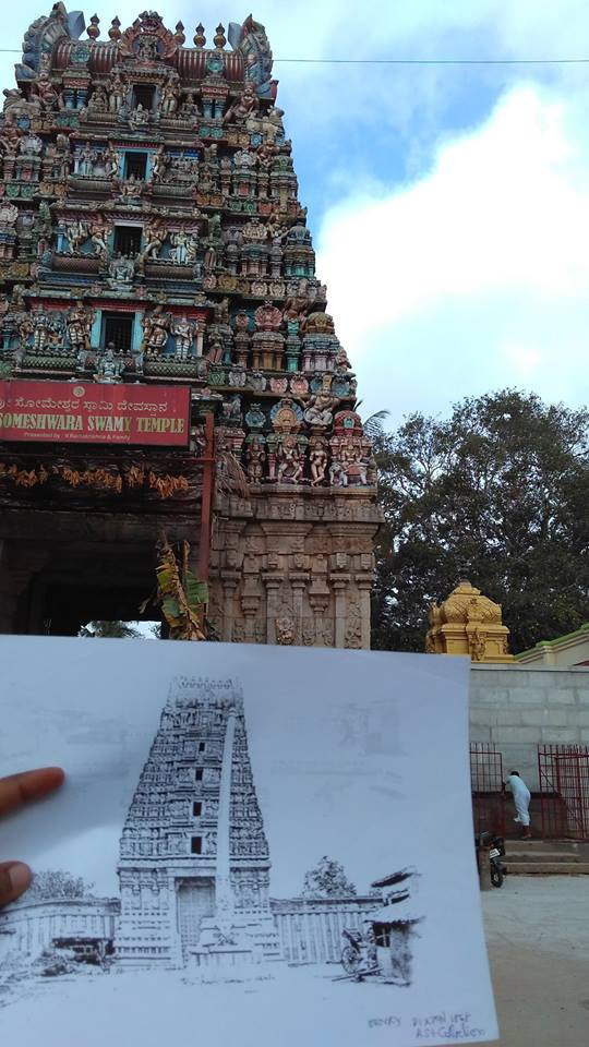 The old in the new: The Someshwara Temple then and now