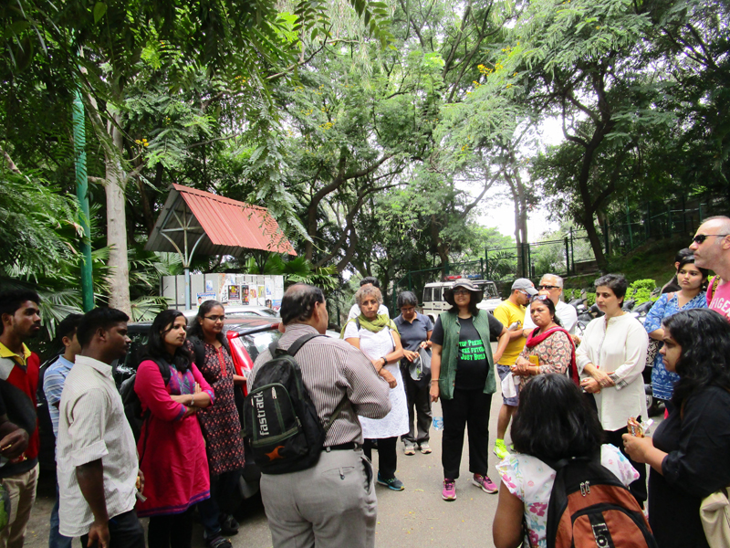 Arts Enthusiasts Exploring Hanumantha Nagar led by Suresh Moona