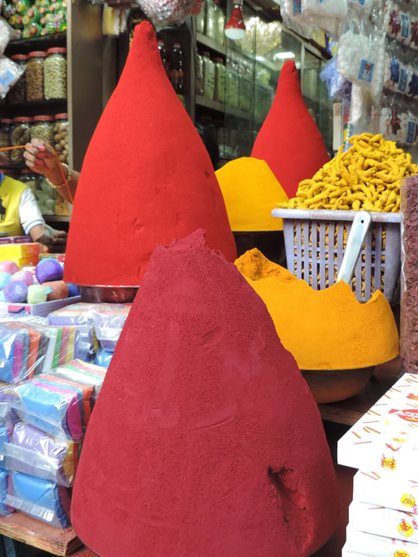 Glimpses from the commercial streets of Malleswara