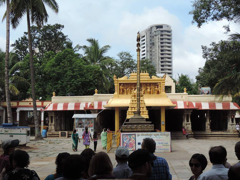 The transforming face of Bangalore: New additions to the landscape, frame the temple