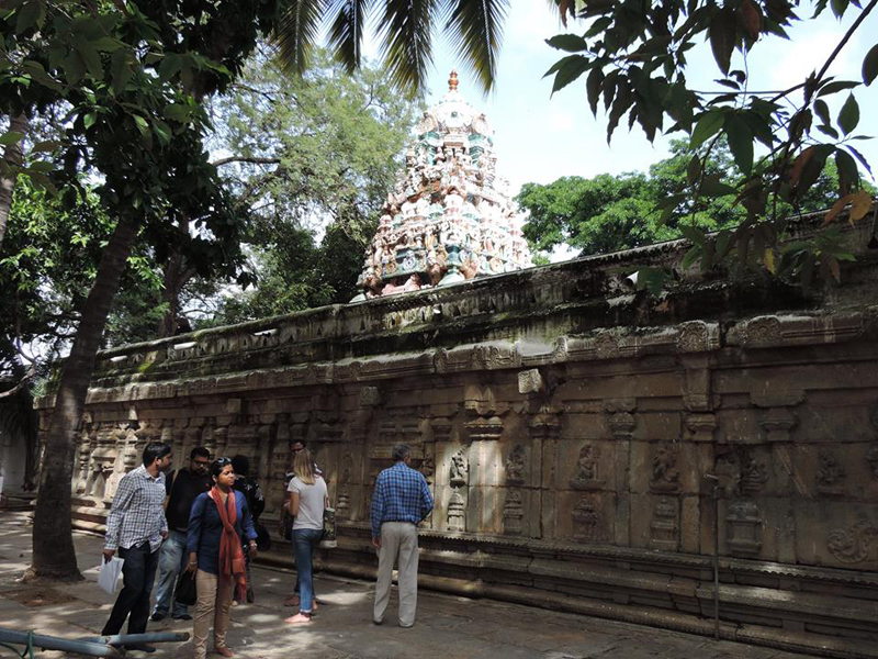 Outer wall of the Someshwara Temple