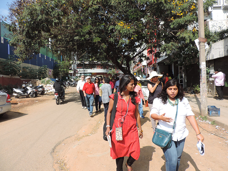 Making our way to MG Road