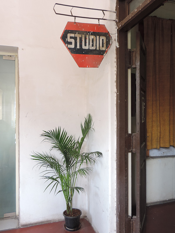 At the still functioning Welling Studio of GG Welling