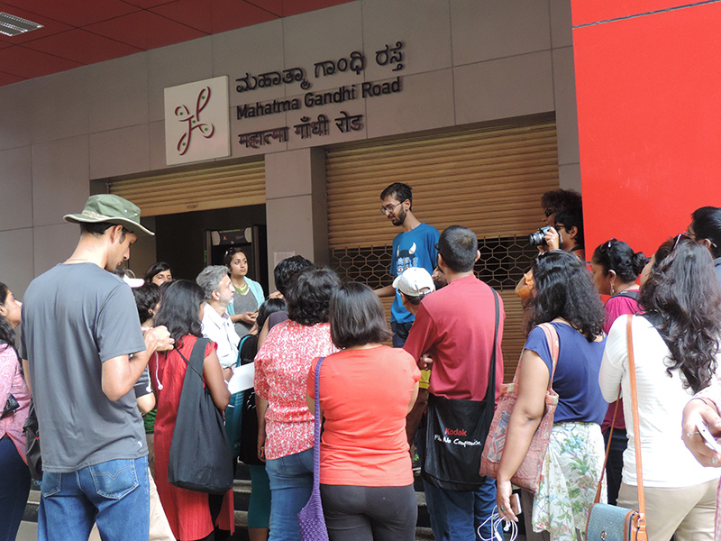 At the site of the old Plaza theatre, now a Metro station - recalling memories of cinema on South Parade