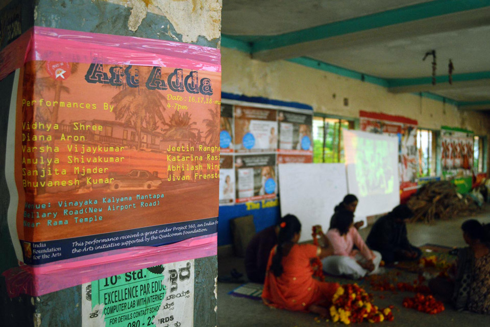 Art Adda, Vinayaka Kalyana Mandapa, Bellary Road The Project 560 Found Spaces Festival