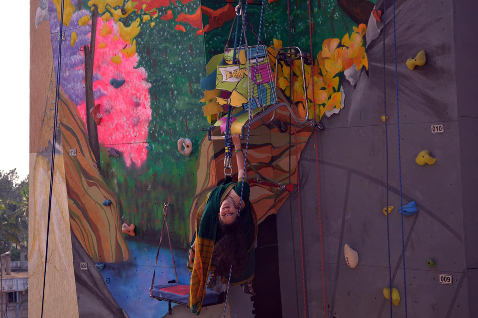 Mallika Prasad at Mall-Wall, Phoenix Market City Mall The Project 560 Found Spaces Festival