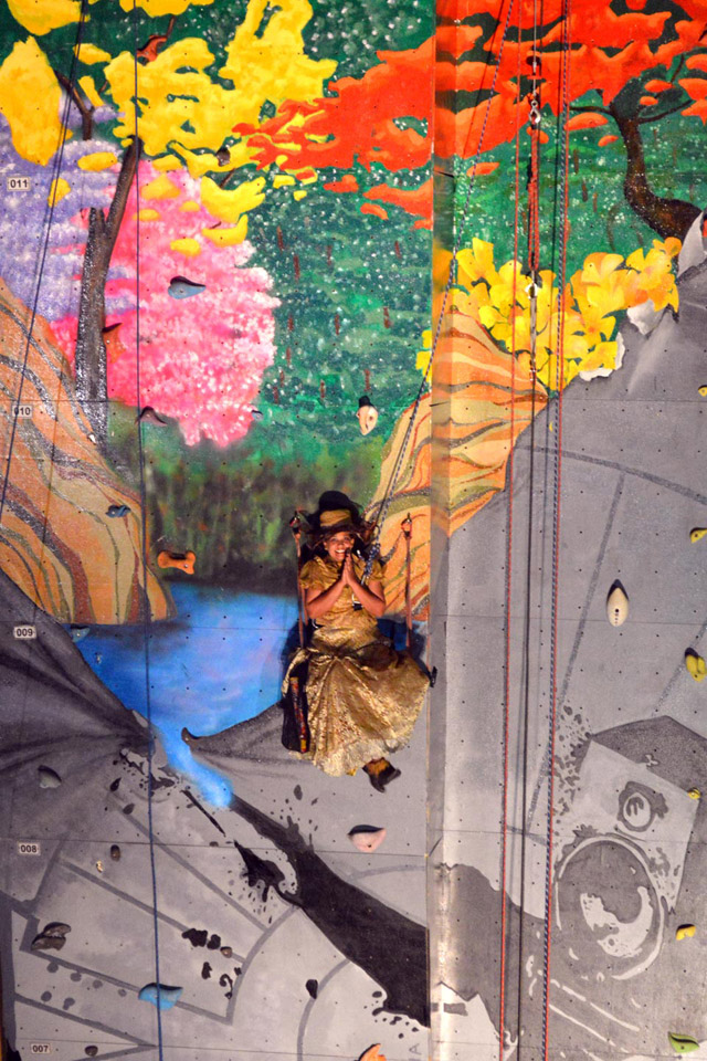 Mallika Prasad at Mall-Wall, Phoenix Market City Mall The Project 560 Found Spaces Festival