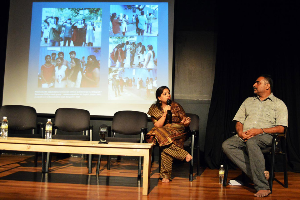 Project 560 grantee Dimple Shah in conversation Suresh Jayaram The Project 560 Found Spaces Festival