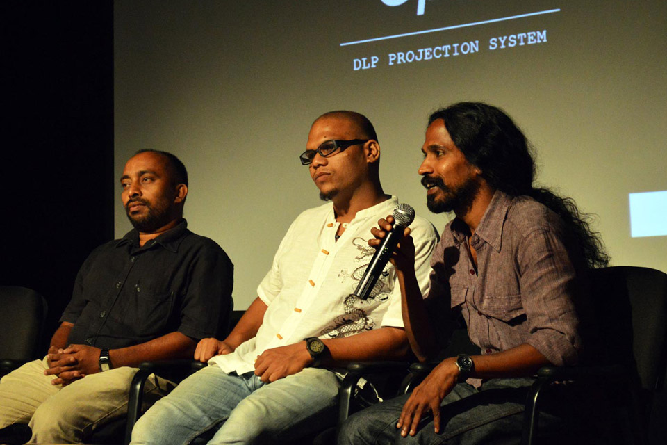 IFA grantees Saji Kadampattil with Martin Challissery and Shaji from Sadhana Center for Creative Practice talk about their film Carnival on Wheels The Project 560 Found Spaces Festival